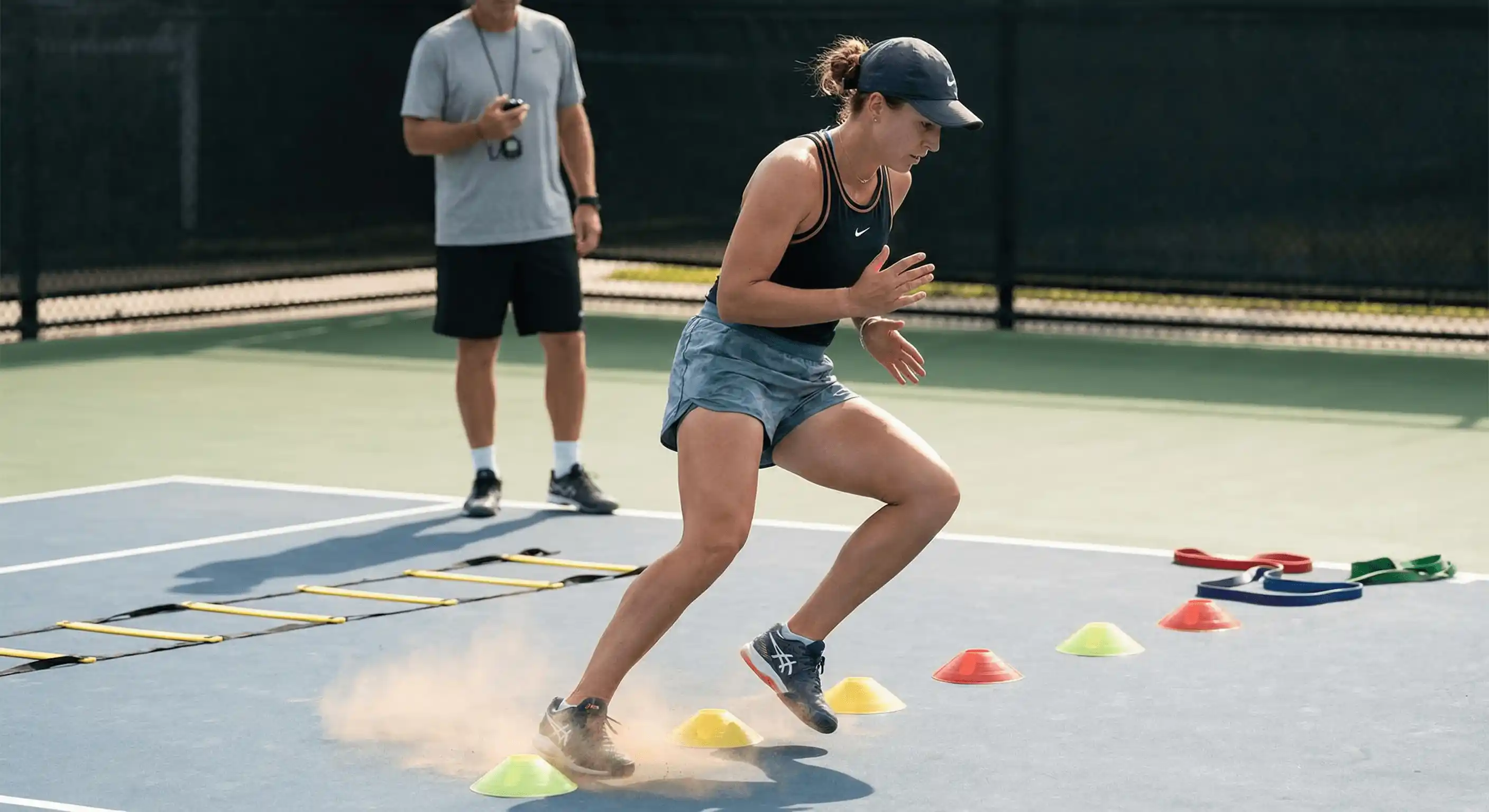 صورة توضيحية للاستراتيجيات التكتيكية في التنس